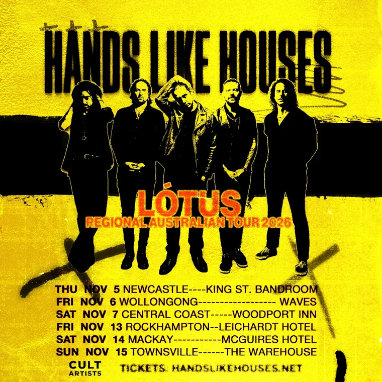 Hands Like Houses LÓTUS Regional Tour - 2026 poster