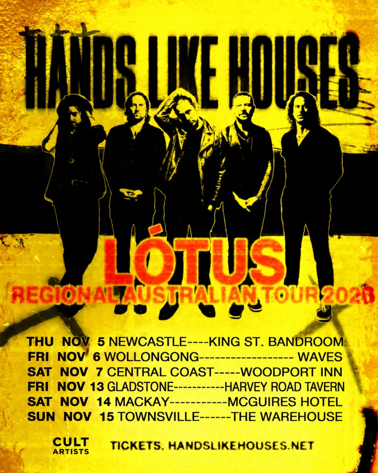 Hands Like Houses LÓTUS Regional Tour - 2026 poster